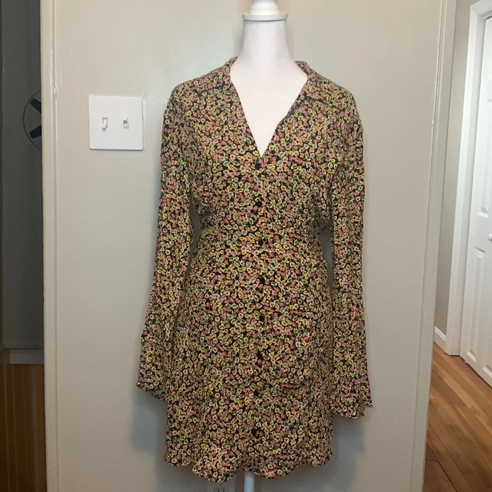 Zara Liberty Floral Printed Mini Dress | Boho Y2K 90s Retro - Picture 6 of 15